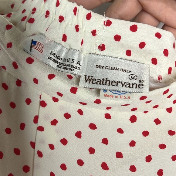 Vintage Weathervane Midi Skirt Made in USA Union ILGWU Label 8 Original Tag - Picture 3 of 9